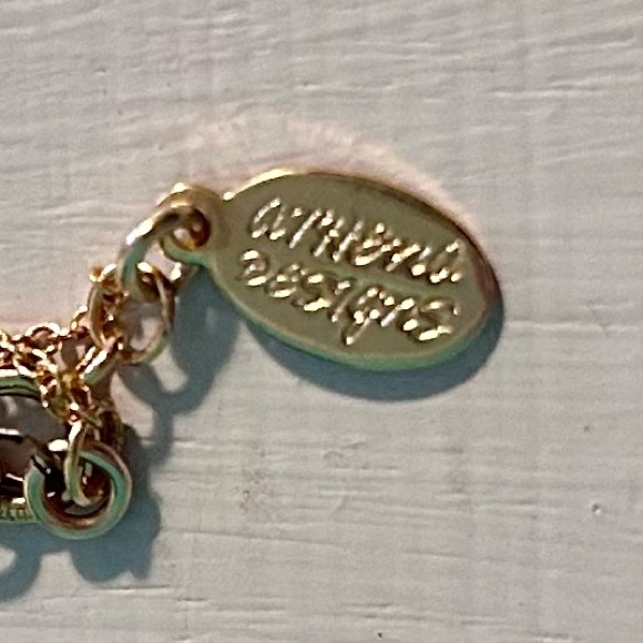 Athena Designs C Initial Gold Necklace - Picture 2 of 3